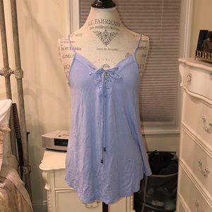 ☀️Naked Zebra Light blue tank top